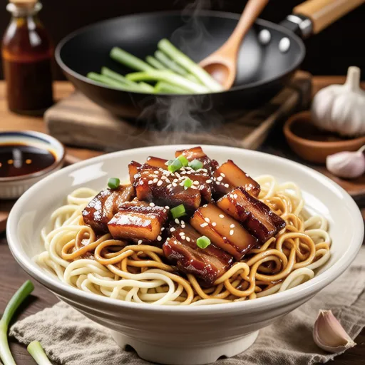 빠른 삼겹살 우동 볶음