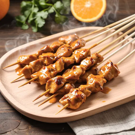 Curry Chicken Skewers