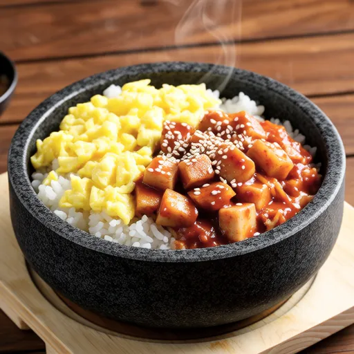 Simple Three-Color Soboro Rice Bowl