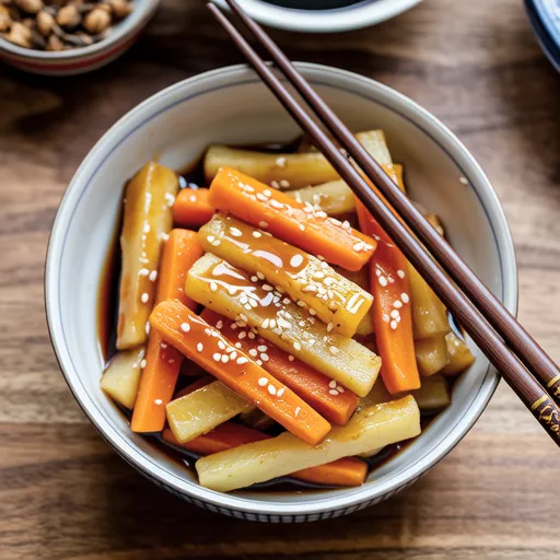 Carrot and Potato Mentaiko Mayo Stir-fry
