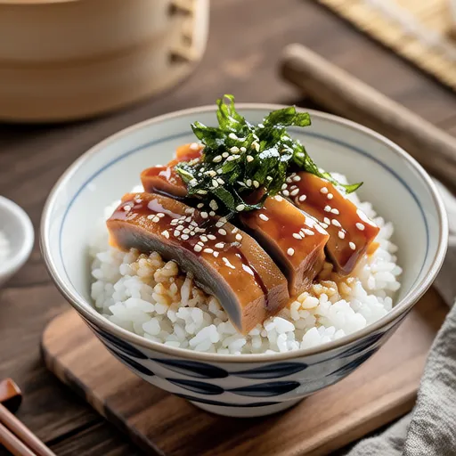 Flounder Rice Bowl with Yuzu Pepper