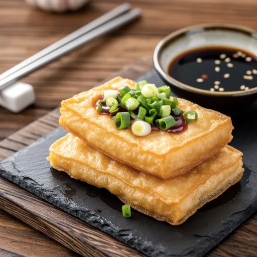 Thick Fried Tofu with Yu Lin Chi Style Sauce