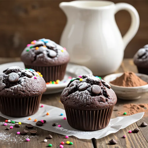 Moist and Sweet Chocolate Muffins