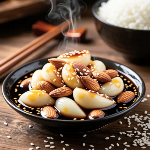 Garlic Almond Soy Glaze