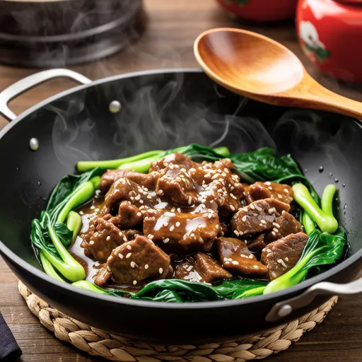 Stir-fried Spicy Beef and Nanohana