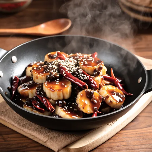 Stir-fried Fish Cake with Shishito Peppers