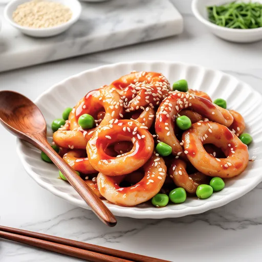 Chikuwa and Bean Sprout Gochujang Mayo Salad