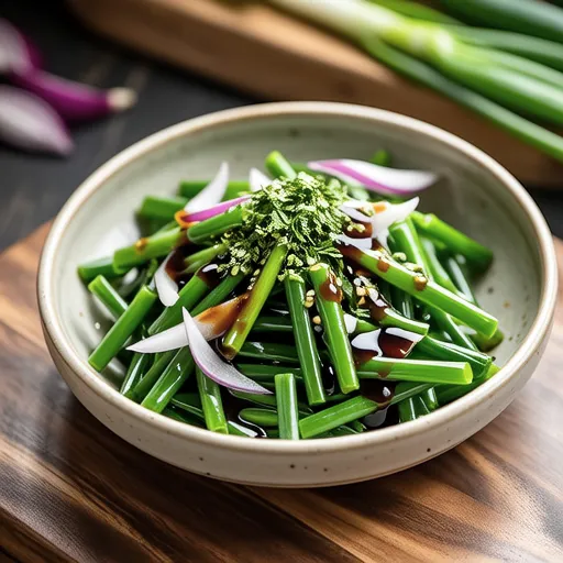 Perilla Chive Salad: Simple Vegan Salad