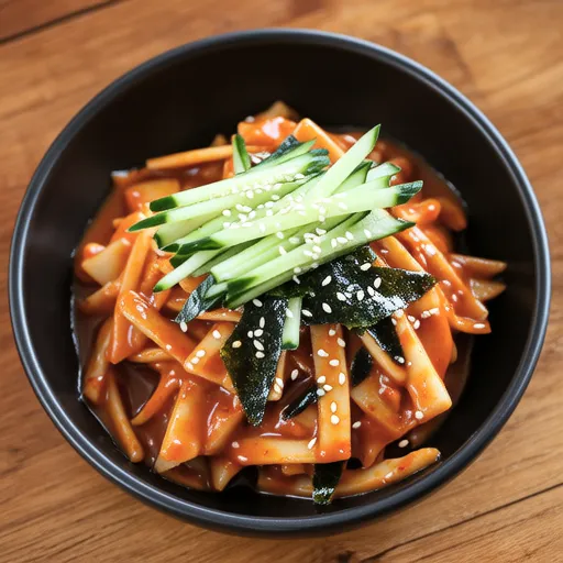 Chikuwa and Wakame with Gochujang Mayo