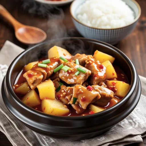 Tuna and Potato Braised Dish