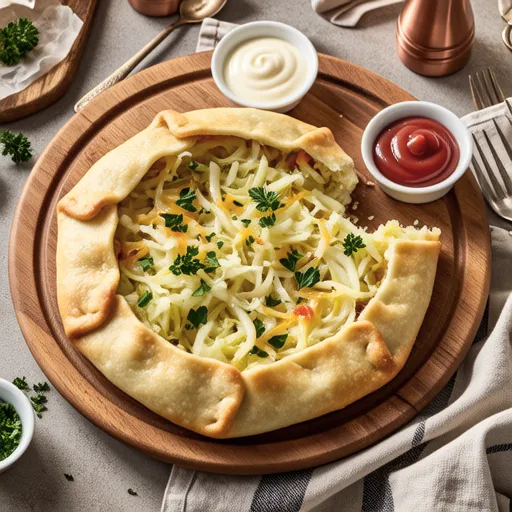Cabbage and Potato Galette