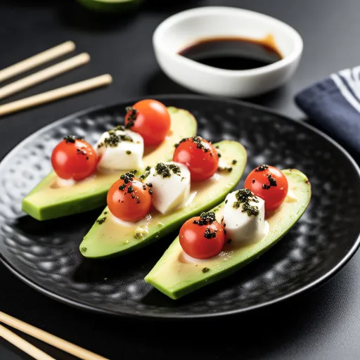 Avocado and Cheese Japanese Pinchos
