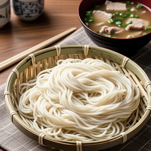 Sesame Miso Pork Dipping Udon