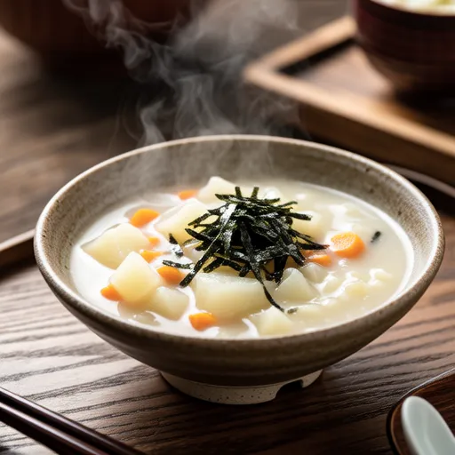 Natto and Yam Miso Soup