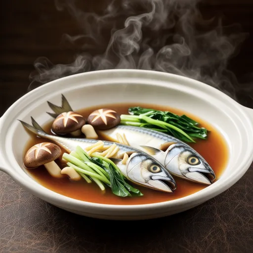 Simmered Horse Mackerel with Ginger