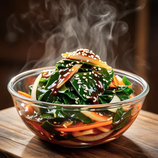 Microwave Steamed Perilla Leaves