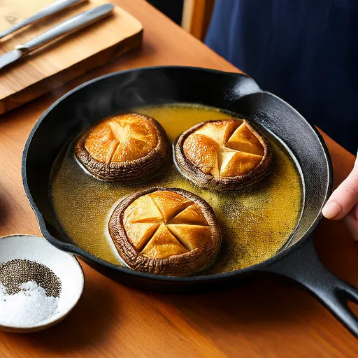 Simple Sautéed Shiitake with Butter
