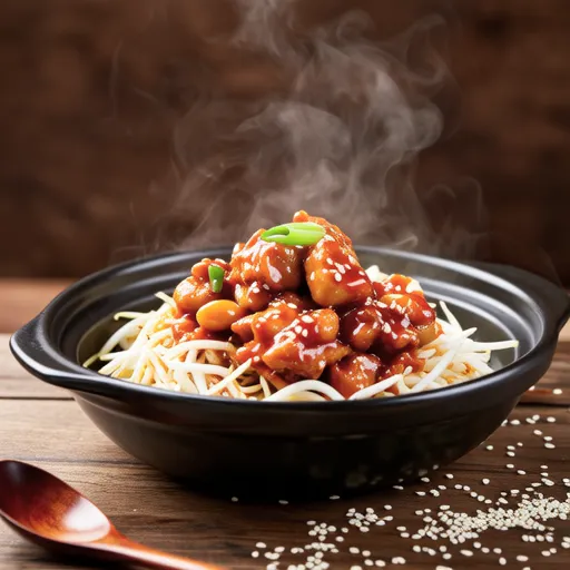Korean Spicy Chicken with Bean Sprouts (Kongnamul Dakjjim)