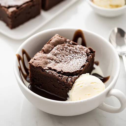 Simple Cup Brownie with 'Moncher'