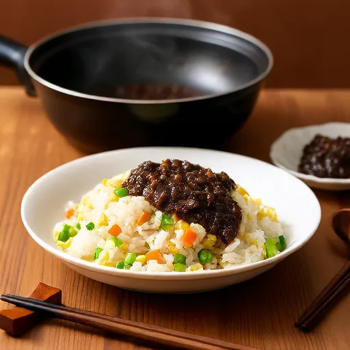 Arroz salteado rápido con vegetales