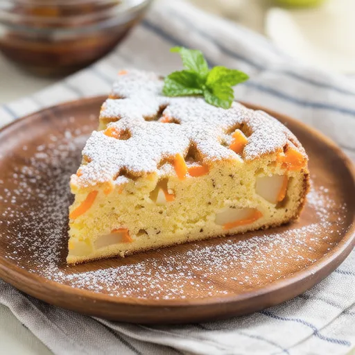 Carrot Apple Cake (Microwave)