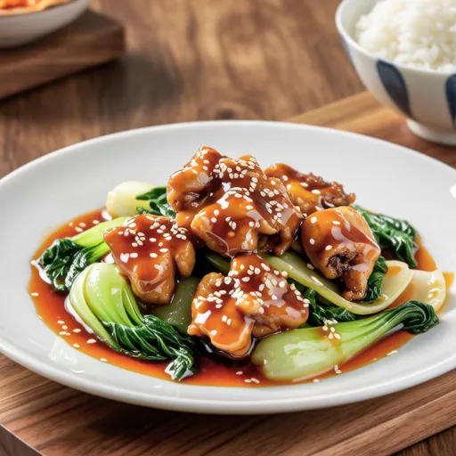 Chicken Breast and Cabbage Stir-fry with Oyster Mayo Sauce