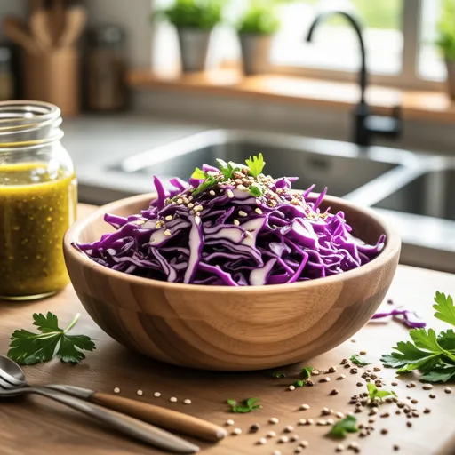 Quick Fusion Healthy Cabbage Salad Without Mayonnaise