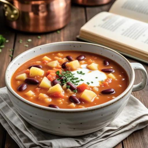 Bean Tomato Cream Soup