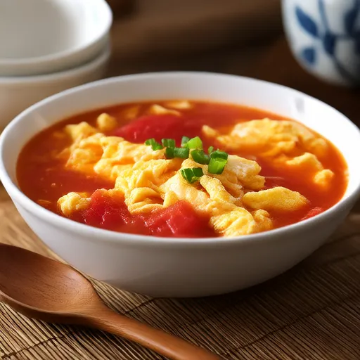 Sopa de Tomate com Ovo
