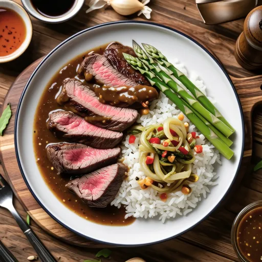 Beef Steak Curry Pilaf