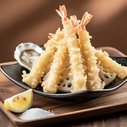Oyster and Lotus Root Tatsuta-age
