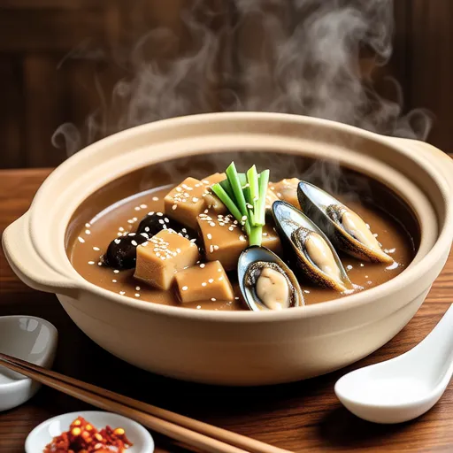 Saba and Atsuage Sesame Miso Stew