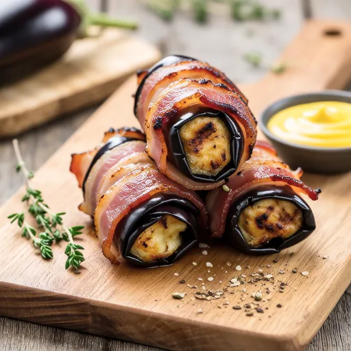 Eggplant Bacon Rolls