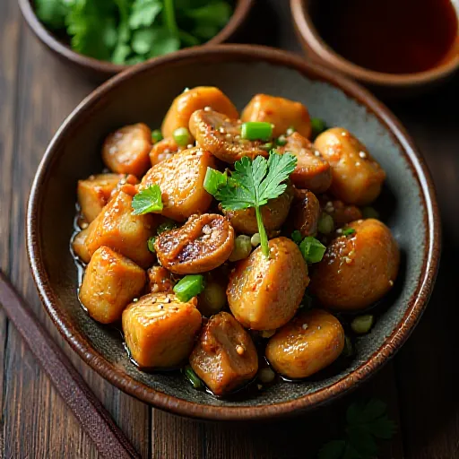 Chicken and Shiitake Mushroom Stir-fry with Oyster Sauce