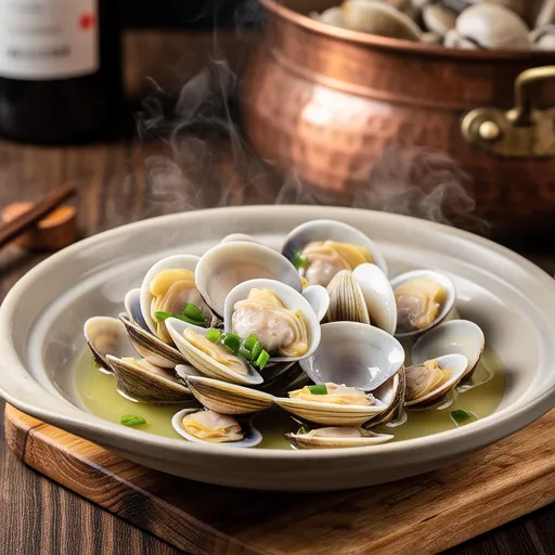 Steamed Clams with White Wine