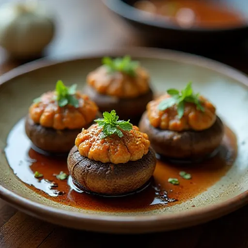 Stuffed Shiitake Mushrooms