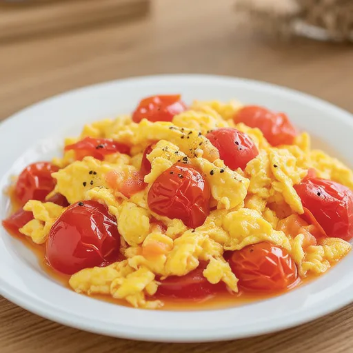 Egg and Cherry Tomato Stir-fry