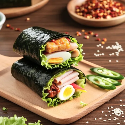 Spicy Sweet Fish Cake Gimbap
