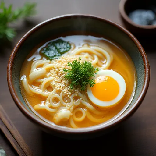 卵とわかめの春雨スープ