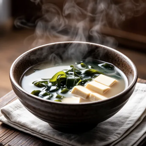 Wakame and Aburaage Miso Soup