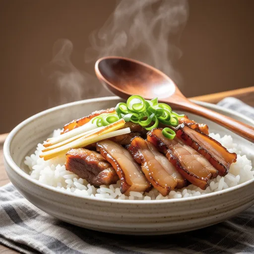 Pork Belly and Daikon Sweet and Savory Rice
