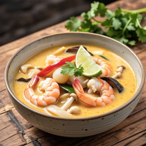 Shrimp Coconut Curry Soup