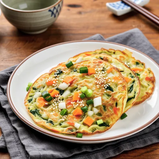 Ham Vegetable Pancakes