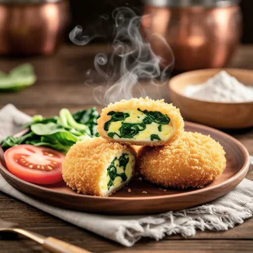 Spinach and Egg Croquettes