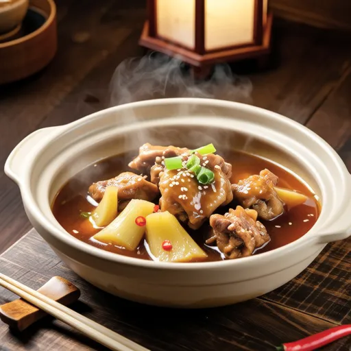 Chicken and Daikon Soft Miso Stew