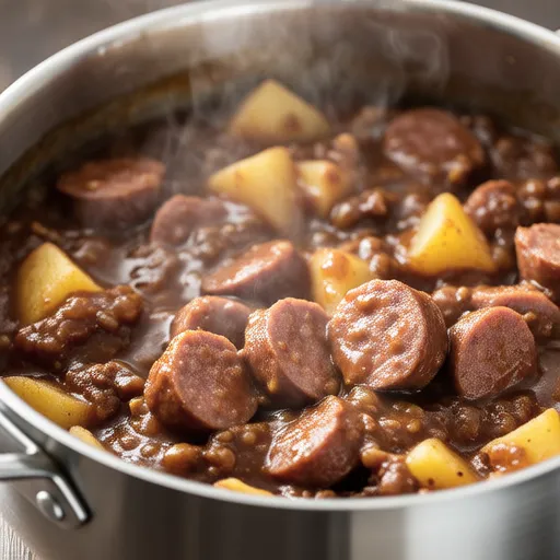 Sausage Potato Braised Dish