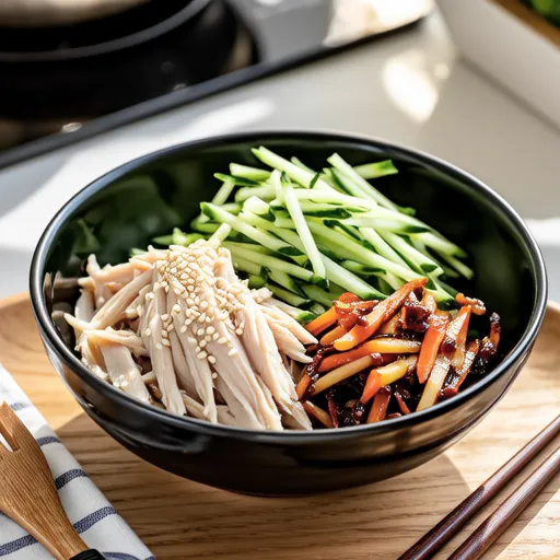 Chinese Jellyfish and Chicken Sesame Salad