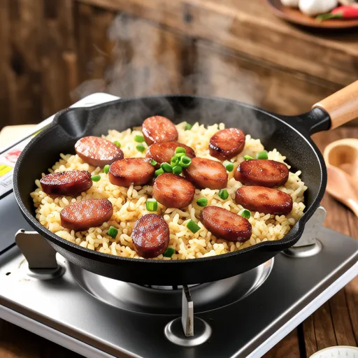 Simple Sausage Fried Rice