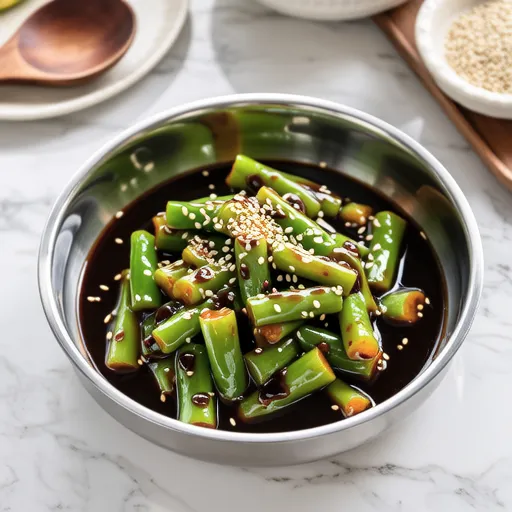 Oigo-gochu Doenjang Muchim (Cucumber Pepper Soybean Paste Salad)