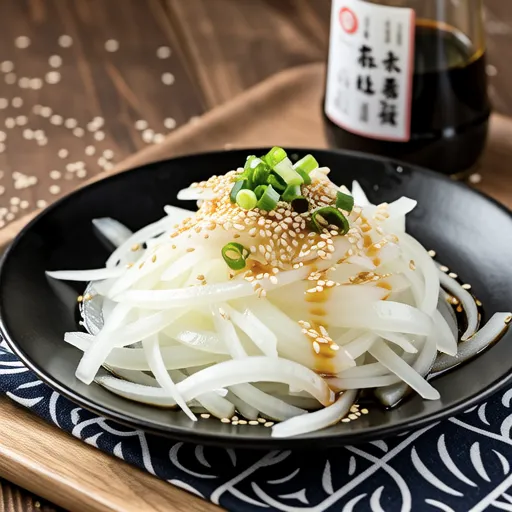 Simple Salad with Fresh Onion